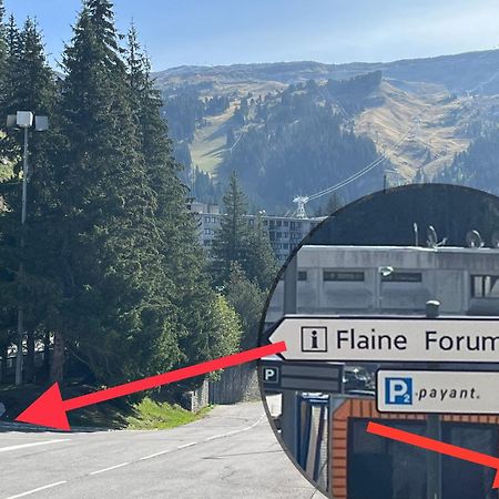 Flaine Forum L1 Cassiopee Mezzanine & Terrasse Exterior foto